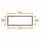 7700020507 Rear lower glass