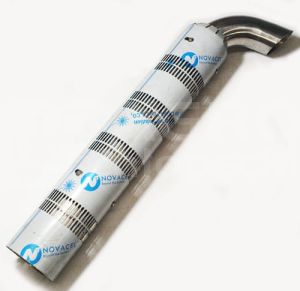AL227555 Tłumik INOX z osłoną
