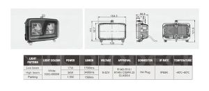 2.8039.240.0 Lampa przednia LED